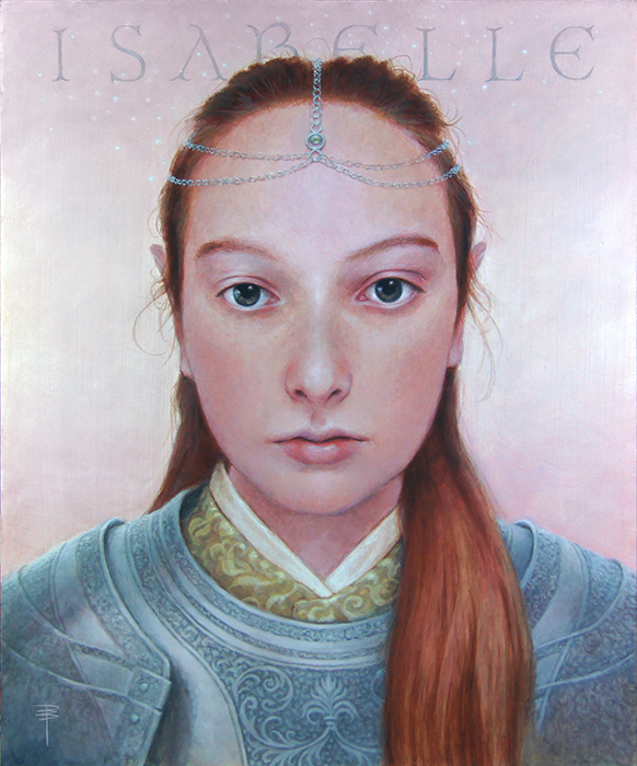Isabelle Acrylic on Panel, 53cm x 45.5cm 
